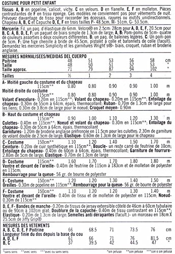 Simplicity 4006 Toddlers Costumes Sewing Pattern