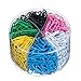 Outus 28 mm Colored Paper Clips Small, 6 Colors, 600 Pieces