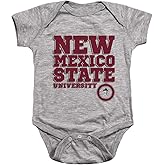 New Mexico State University Official Block Text Unisex Infant Snap Suit for Baby