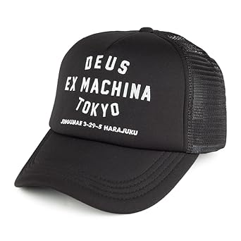 Deus Ex Machina Tokyo Address Trucker Cap - Schwarz