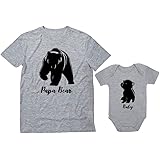 Amazon Com Our First Father S Day Dad Baby Matching Set Infant Bodysuit Men S T Shirt Clothing Shoes Jewelry