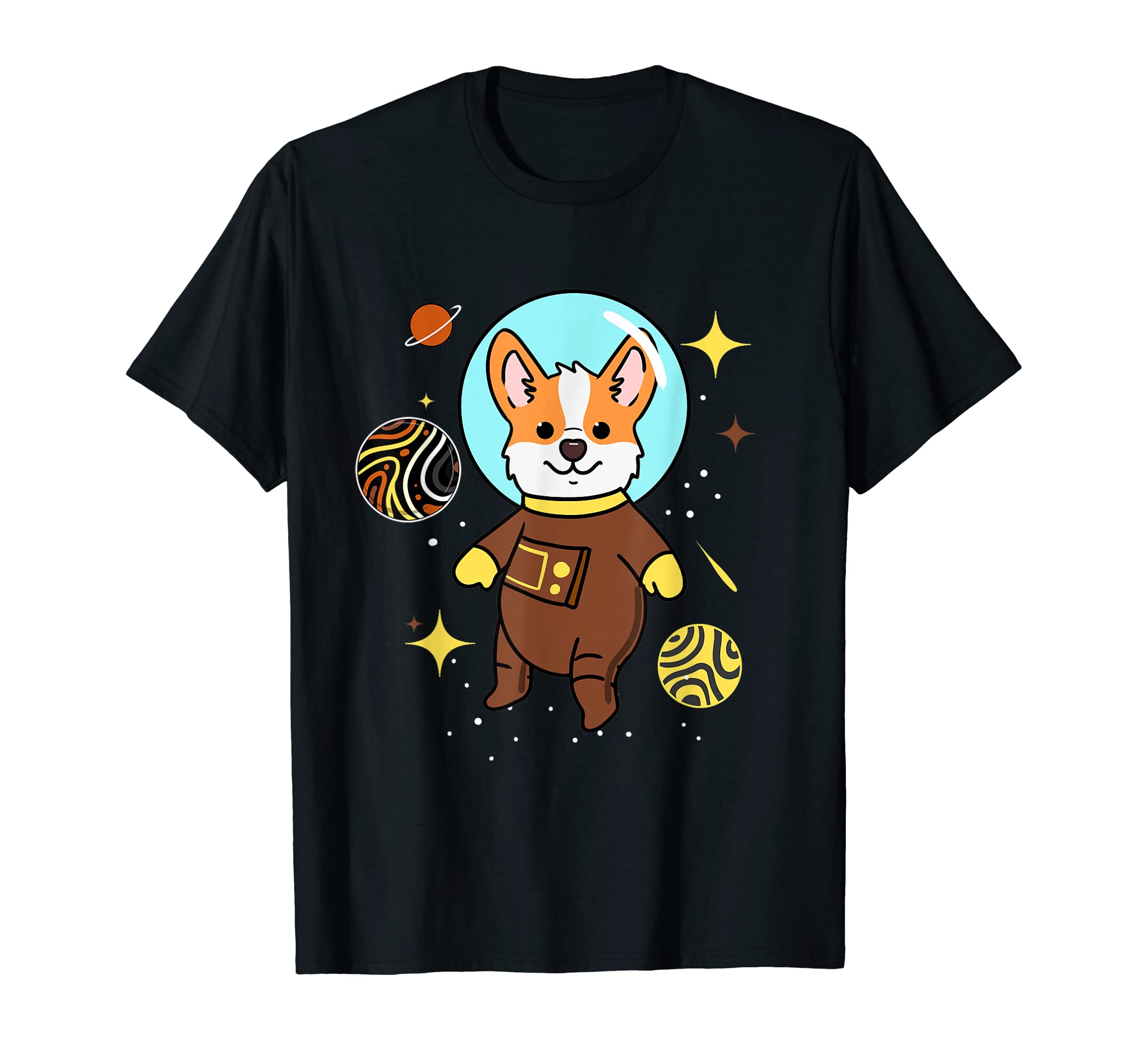 Gay Bear Corgi In Space Gay Bear Pride T-Shirt