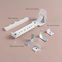 Aluminum Alloy Curtain Rail Box,Wall-Mounted