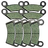 Front and Rear Brake Pads for Polaris 800 Ranger RZR EFI Razor 2009 2010 2011 2012 2013