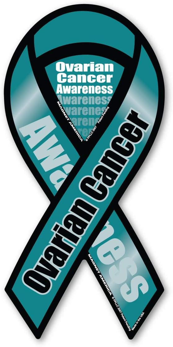 Ovarian Cancer Awareness 2 in 1 Ribbon Magnet