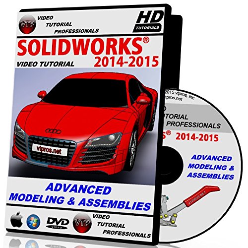 Solidworks 2014-2015 Advanced Modeling & Assemblies Video Tutorial in HD
