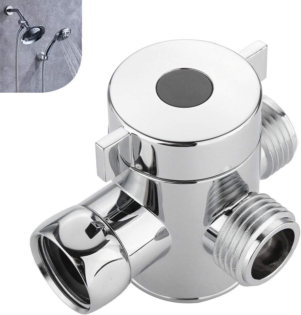 Shower Arm Diverter Valve for Hand Held Showerhead and Fixed Spray Head