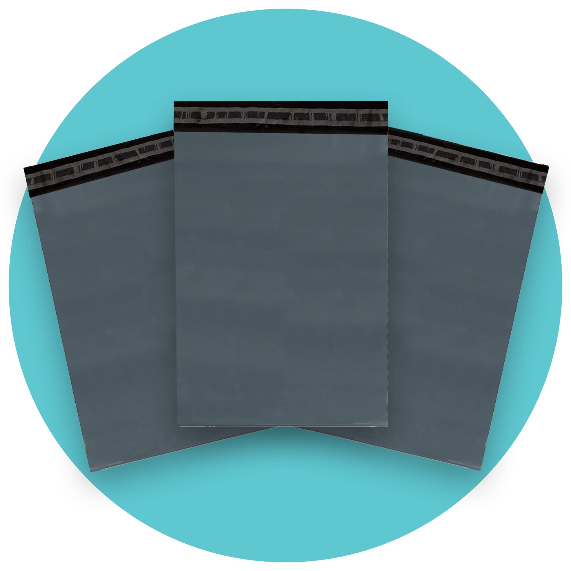 Triplast 6 x 9-Inch Plastic Mailing Postal Bag - Grey (Pack of 200)