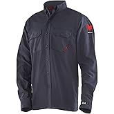 DRIFIRE High Performance CAT2 | 2112 Flame Resistant Industrial Ultra-Lightweight 4.4 oz. Work Shirt, Navy Blue