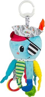 Lamaze Captain Calamari Clip & Go Pram Toy 0-6 Months Sensory Plush view 1