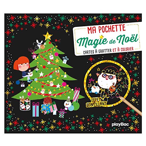 Mini pochette Magie de Noël - Cartes à gratter et à colorier (P.BAC ATEL.PAIL) (French Edition) by 