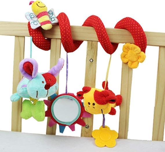 Home Holic Baby Kids Spiral Activity Hanging Toys Stroller Toy Car Seat