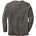 Legendary Whitetails Men's Fully Charged Henley Shirt, Charcoal Heather, Large