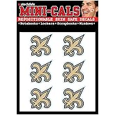 NFL New Orleans Saints Face Tattoos, Team Colors, One Size