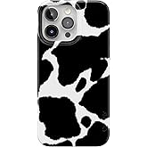 Casely iPhone 15 Pro Max Case | Current Mood | Cow Print | Compatible with MagSafe | Classic Ultra Slim Design