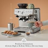 Sage The Barista Express Bean to Cup Coffee Machine with Grinder Black Truffle view 5