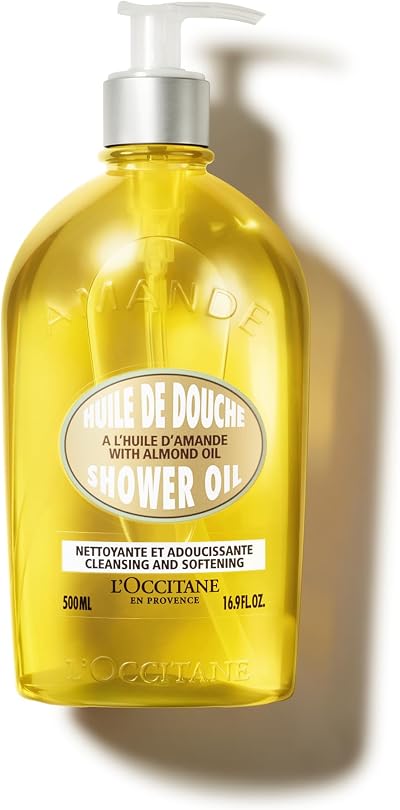 L'Occitane Almond Shower Oil 500ml Hydrating Nourishing Body Wash Vegan