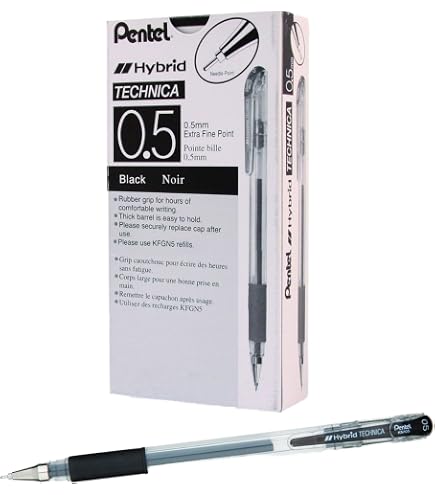 Amazon.com : Pentel K105-GA Water-Based Ballpoint Pen, Hybrid