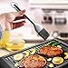 Silicone Basting Brush BBQ Grill Pastry Brush 12 Inch and 8 Inch for Baking and Cooking, Safe Heat Resistant Stainless Steel Handles with Free Wall Hook, Set of 2
