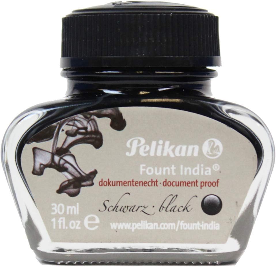 Pelikan Fount India Drawing Ink for Fountain pens Plastic Container