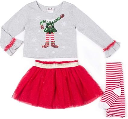little girl christmas tights