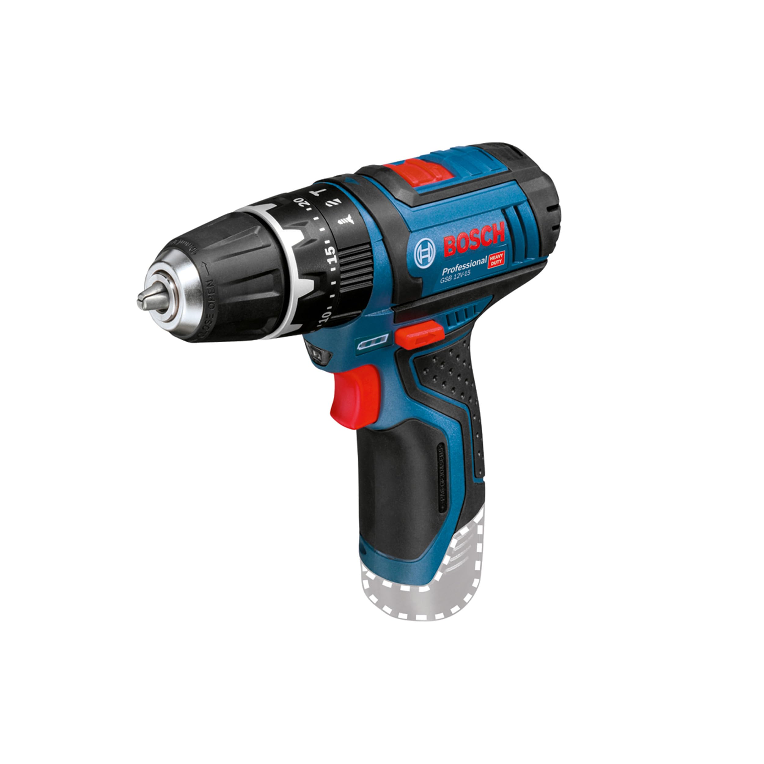 Bosch Professional 12V System GSB 12V-15 Cordless Combi Drill (Without Rechargeable Battery and Charger)