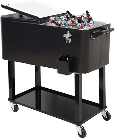 rolling ice cart