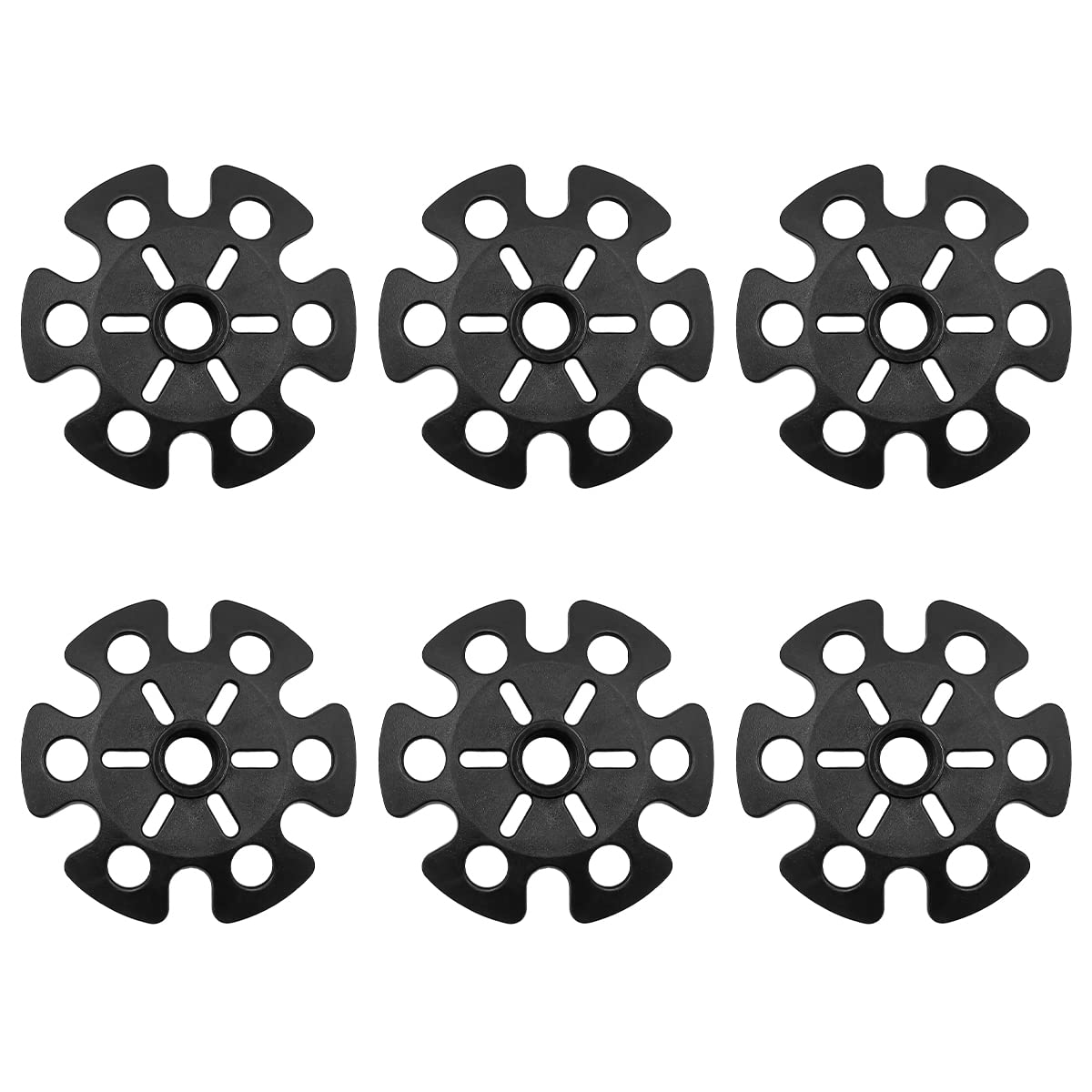 Hsthe Sea 6PCS Hiking Pole Basket Removable Mud Ski Basket Hiking Accessories for Hiking Trekking Walking Poles