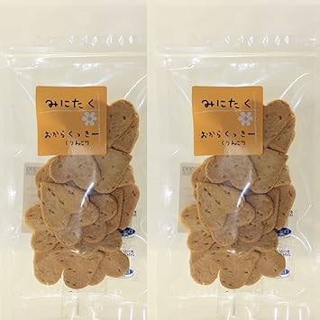 Amazon みにたく 犬用おやつ おからくっきー りんご 50g 2個 まとめ買い みにたく ビスケット クッキー スナック 通販