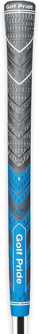 Golf Pride MCC Plus4 Cord Golf Grips Charcoal/Blue Midsize Unisex