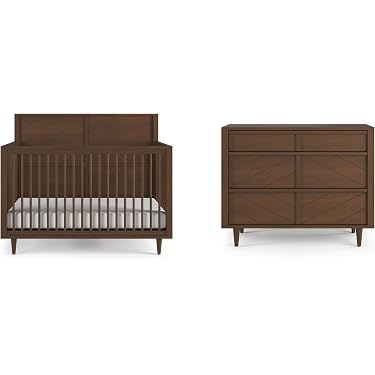 light brown crib and dresser set PL Heritage Artisan Crib, Dresser & Nightstand Bundle – Destination Baby &  Kids main image 0