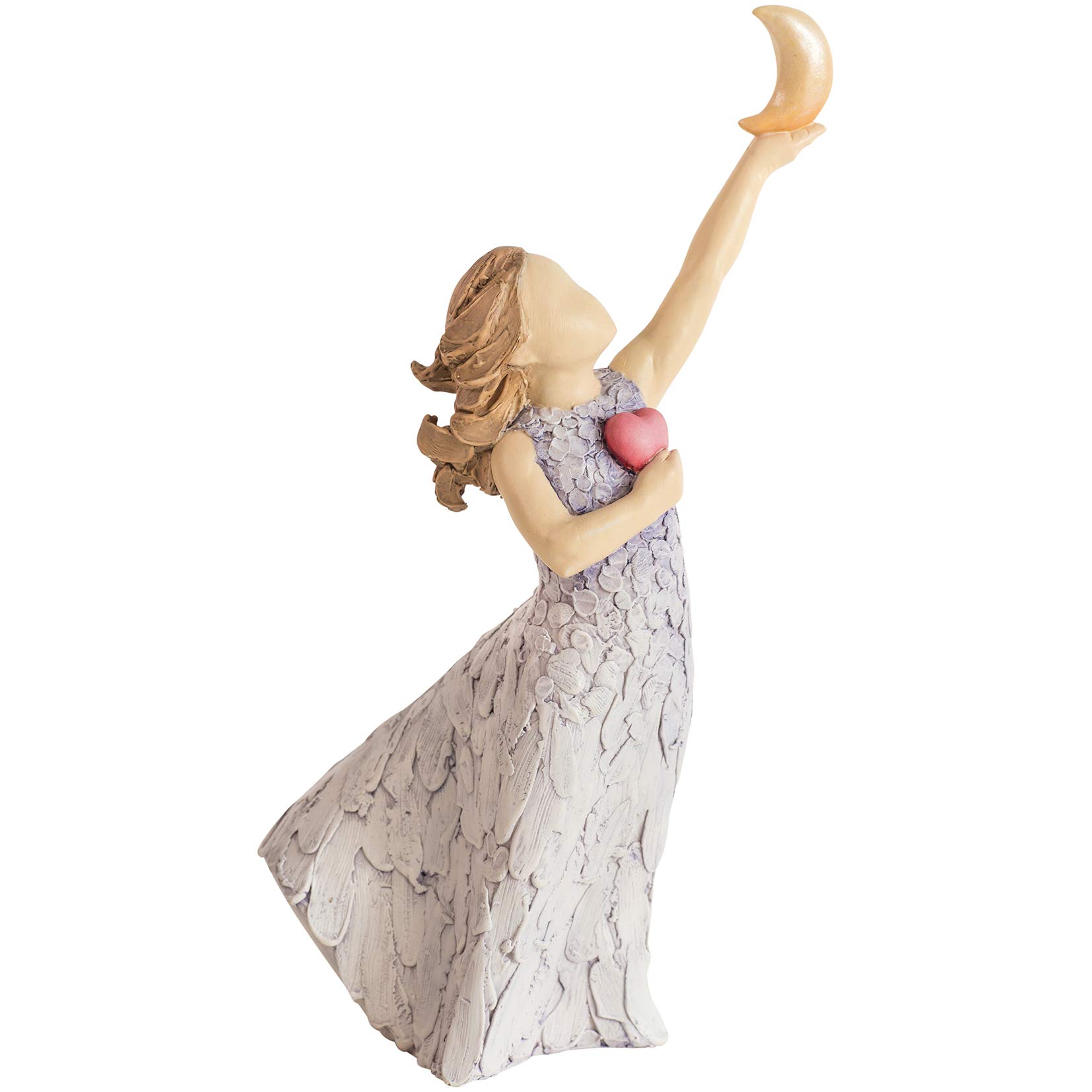 More Than Words 9621 Loved To The Moon and Back Girl Figurine