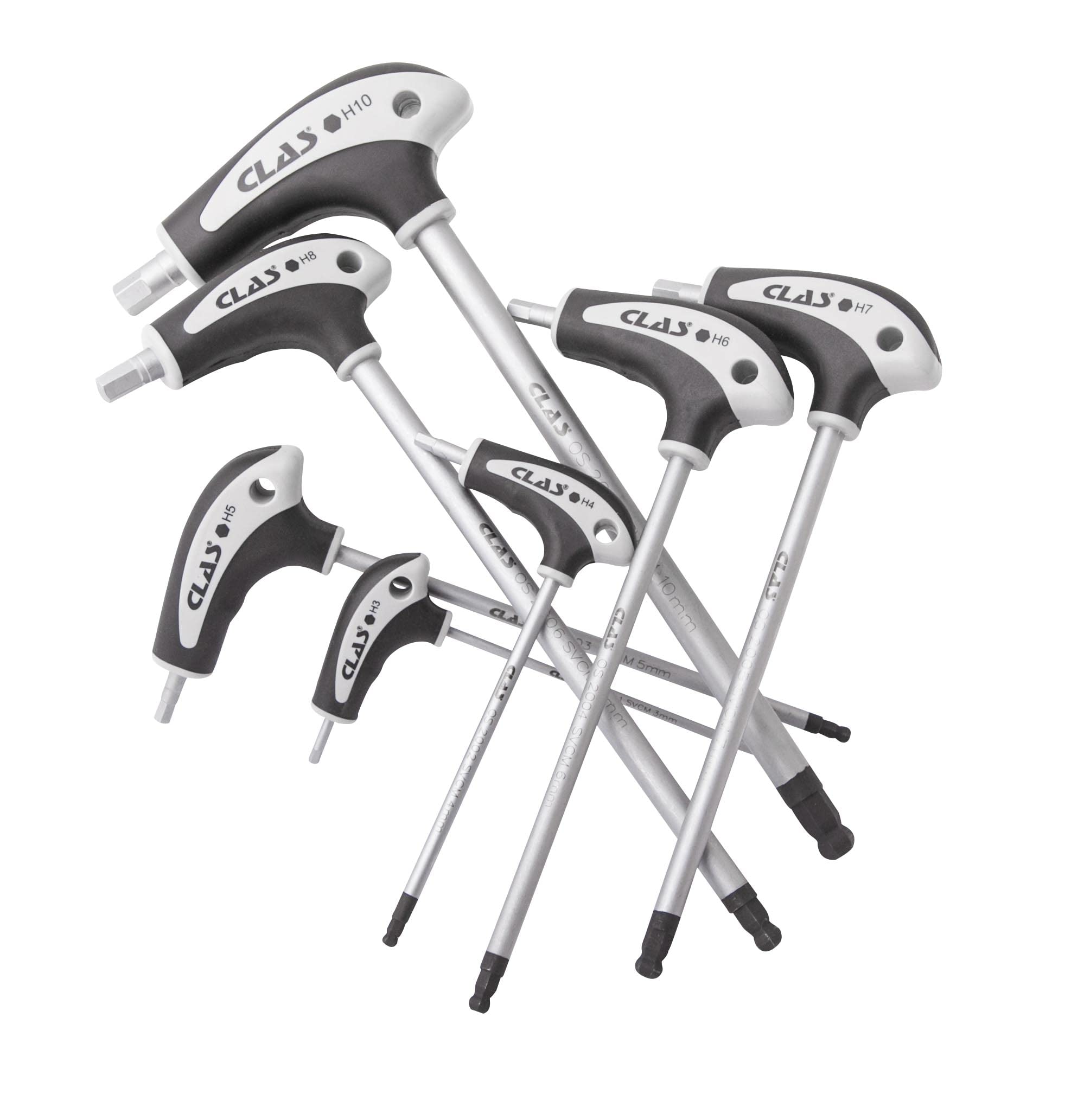 7 Piece Hex T-Handle Wrench Set 3-10 mm