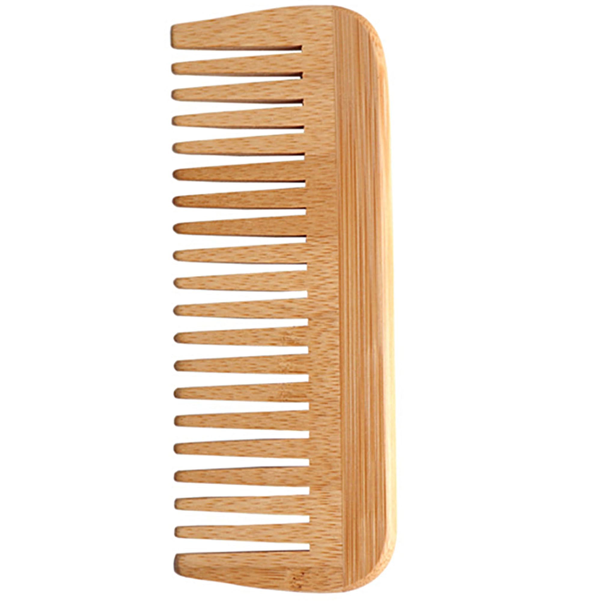 Hair Comb, Wooden Hair Comb for Wavy or Curly Wide Toothed Wooden Comb, Anti-Static and Barrier-Free Hand Brushing Beard, Hair, Suitable for Women, Male