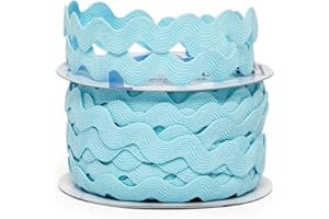 PAPER MART Blue RIC Rac 11 mm X 25 Yards