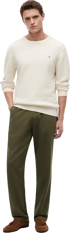 Homme Seasonal Structure Crew Neck MW0MW42799 Autres Pulls, Jaune, XXL — photo 5 sur 6