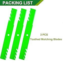 JSXDNWYJ Mower Mulching Blades for S Cag F erris