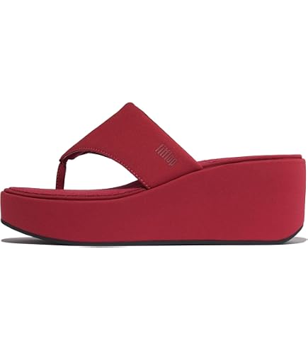 Amazon.com | FitFlop FT5A68-080 Eloise Cork-WRAP Leather Wedge