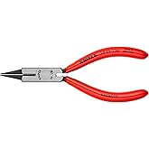 KNIPEX Tools 19 01 130 Round Nose Jewelry Pliers with Cutting Edges
