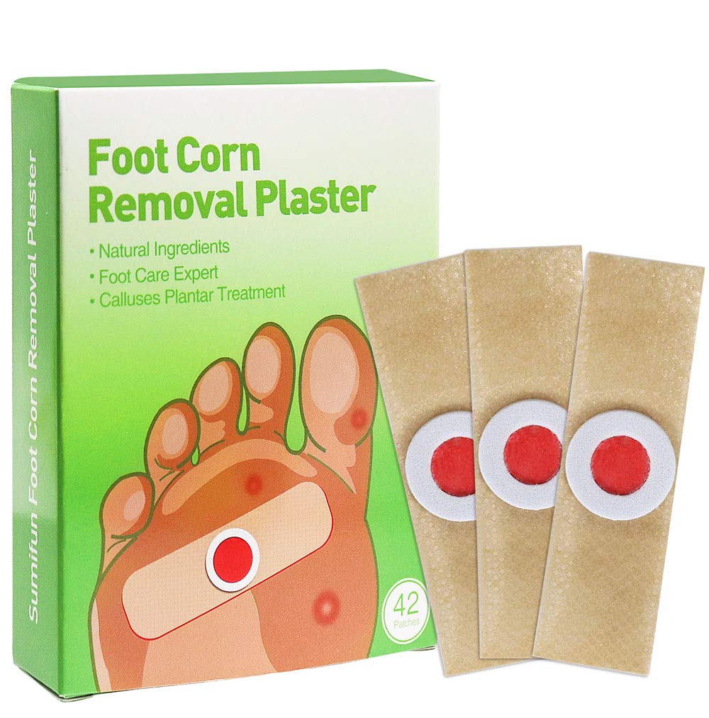 42 Pads Corn Removers for Feet-Corn Remover Pads-Toe Corn and Callus Removal- Corn Treatment Pads-Relieve Foot Pain : Beauty