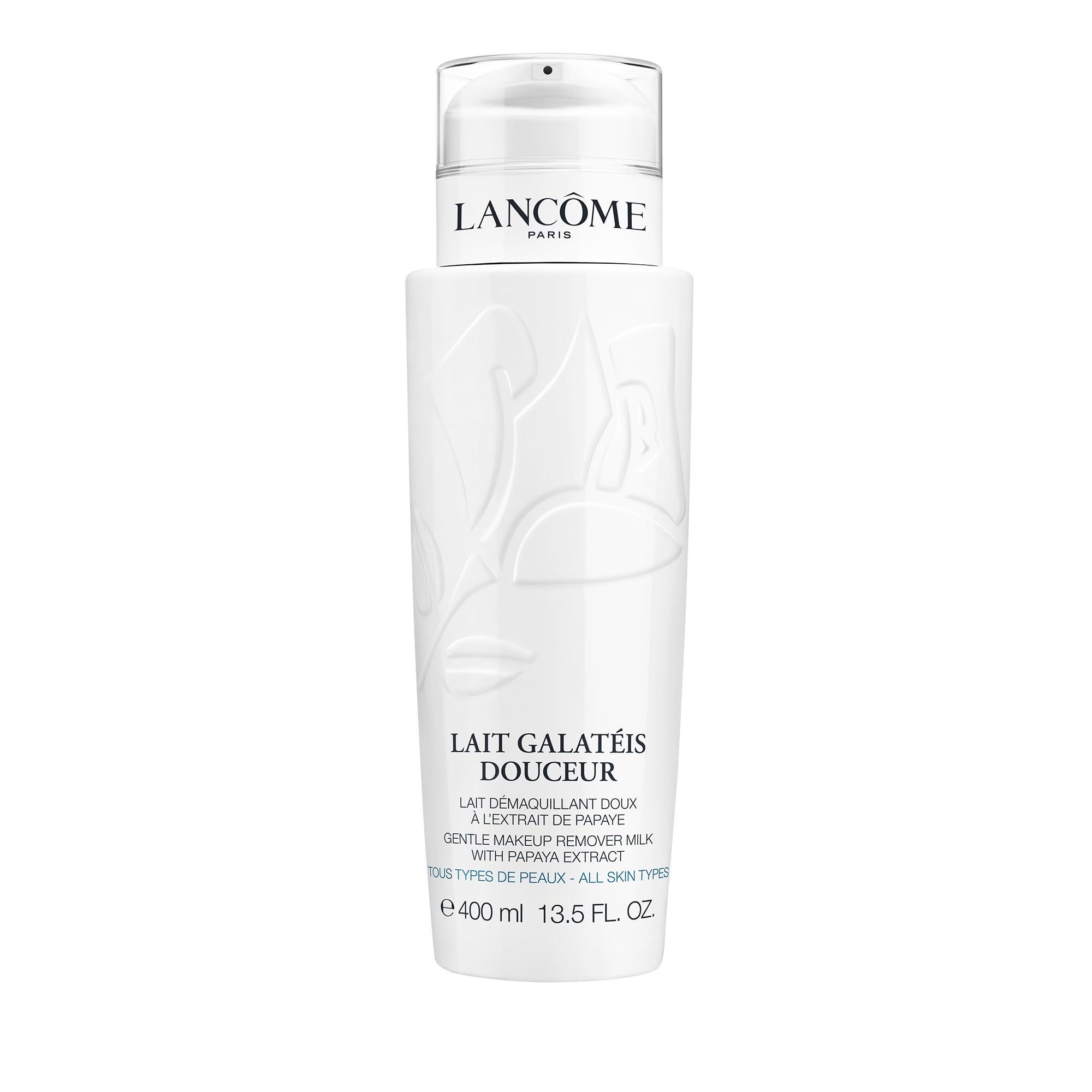 Lancôme Galatéis Douceur Gentle Cleanser and Makeup Remover for Face and Eyes, Hydrating and Softening Formula with Papaya and Pineapple Extracts for Normal to Combination Skin Types, 400ml