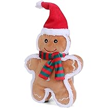 Perfect 10 Liners Santa(Gun) ぬいぐるみ Pet Supplies : Giftable World Holiday Plush Pet Toy Fun for