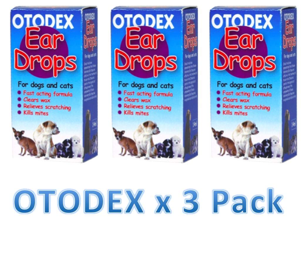3X (OTODEX) Veterinary Ear Drops 14ml Amazon.co.uk Kitchen & Home