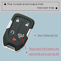 TANDRIVE 2PCS Silicone Smart Key Fob Case Cover for