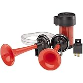 HELLA 003001651 2-Trumpet 12V Air Horn Kit, Multi