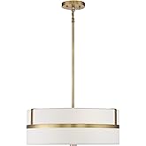Meridian M70102NB Pendant, 4-Light 240 Total Watts, Natural Brass