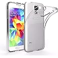 Vultic Clear Case for Samsung Galaxy S5, Soft Slim Fit Shockproof TPU Lightweight Thin Transparent Cover
