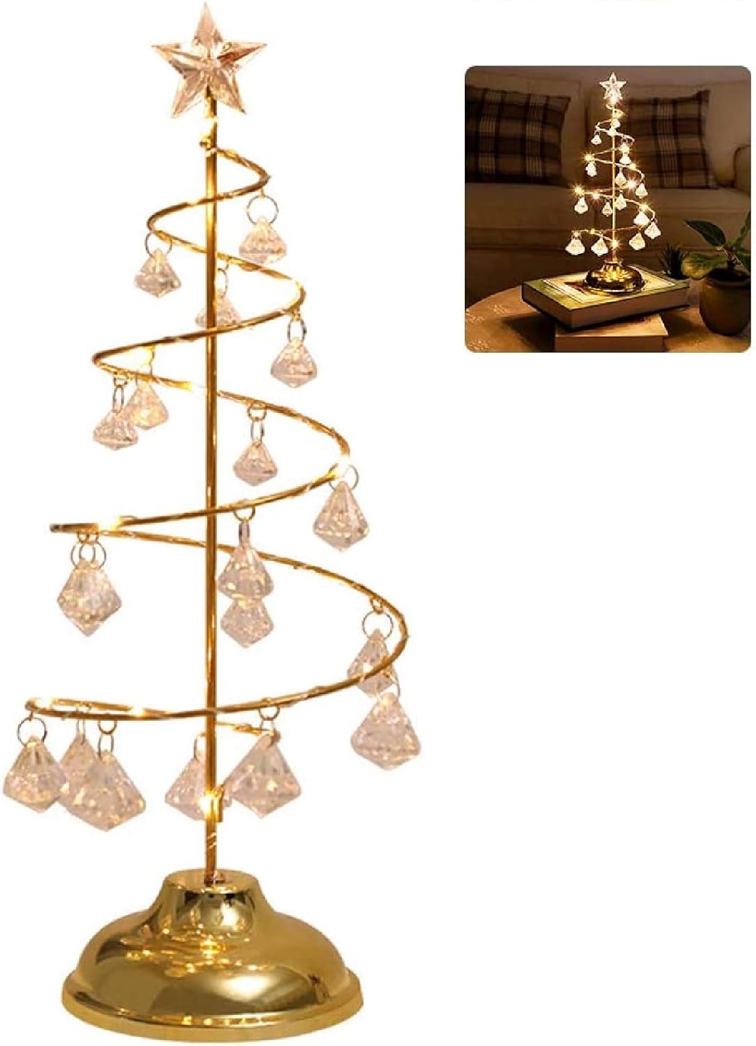 christmas tree table lamp