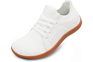 JIASUQI Womens Barefoot Shoes Wide Toe Minimalist Walking Shoes Breathable Zero Drop Shoes Fashion Sneakers for Running Trail