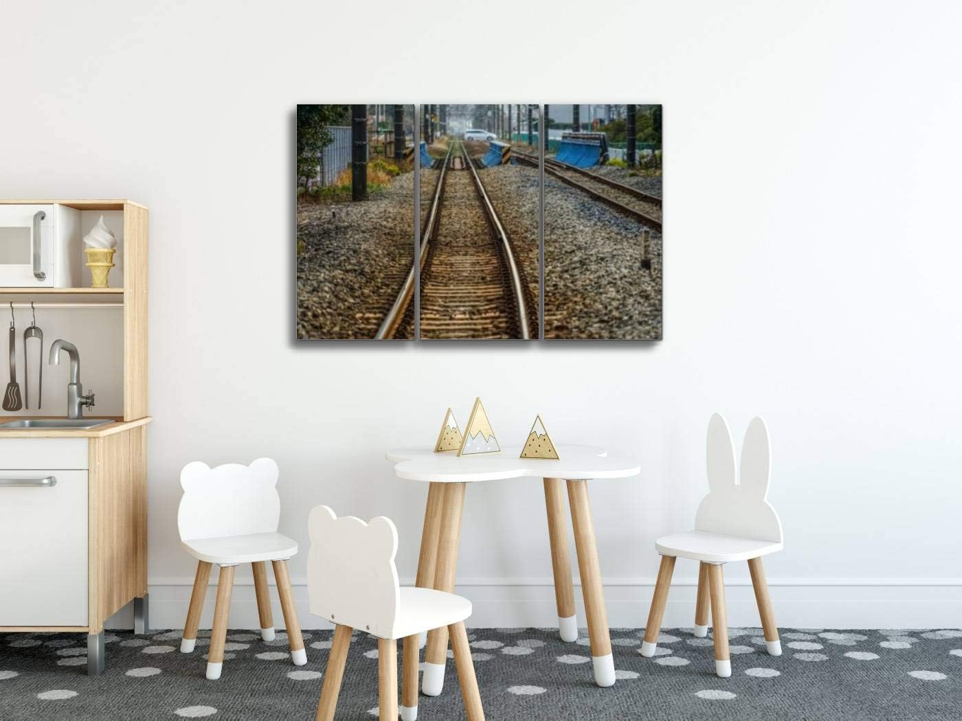 Amazon Co Jp ドライブ レール ローカル線 乗り物 乗用車 交通 列車 屋外 建物 旅行 植物 橋 綺麗 線路 美しい 自動車 自然 観光 観光地 車ポスター パネル 現代壁の絵 壁掛け 部屋飾り 背景絵画 壁アート 完成品 3枚セット すぐ飾る